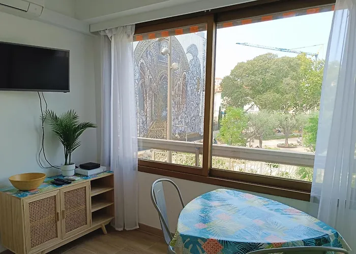 Deux Pieces Climatise Avec Balcon Vieil